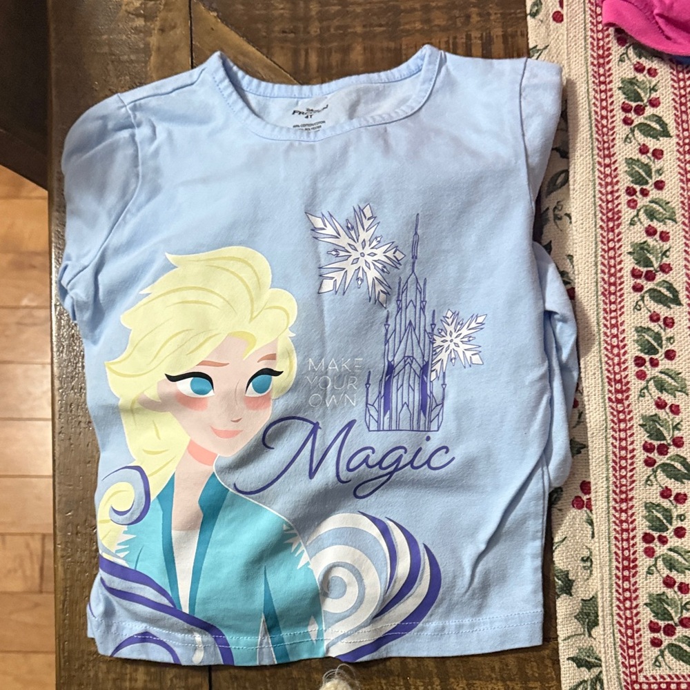 Disney Frozen Elsa Light Blue Magic Tee